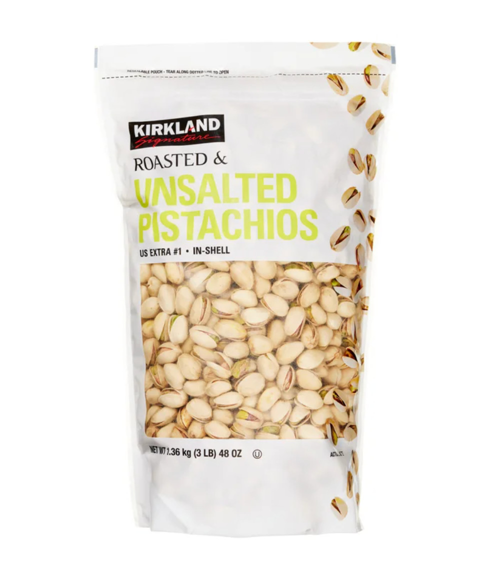 Kirkland Unsalted In‑Shell Pistachios 3 lbs Fresh Premium Nuts Free Shipping gallery