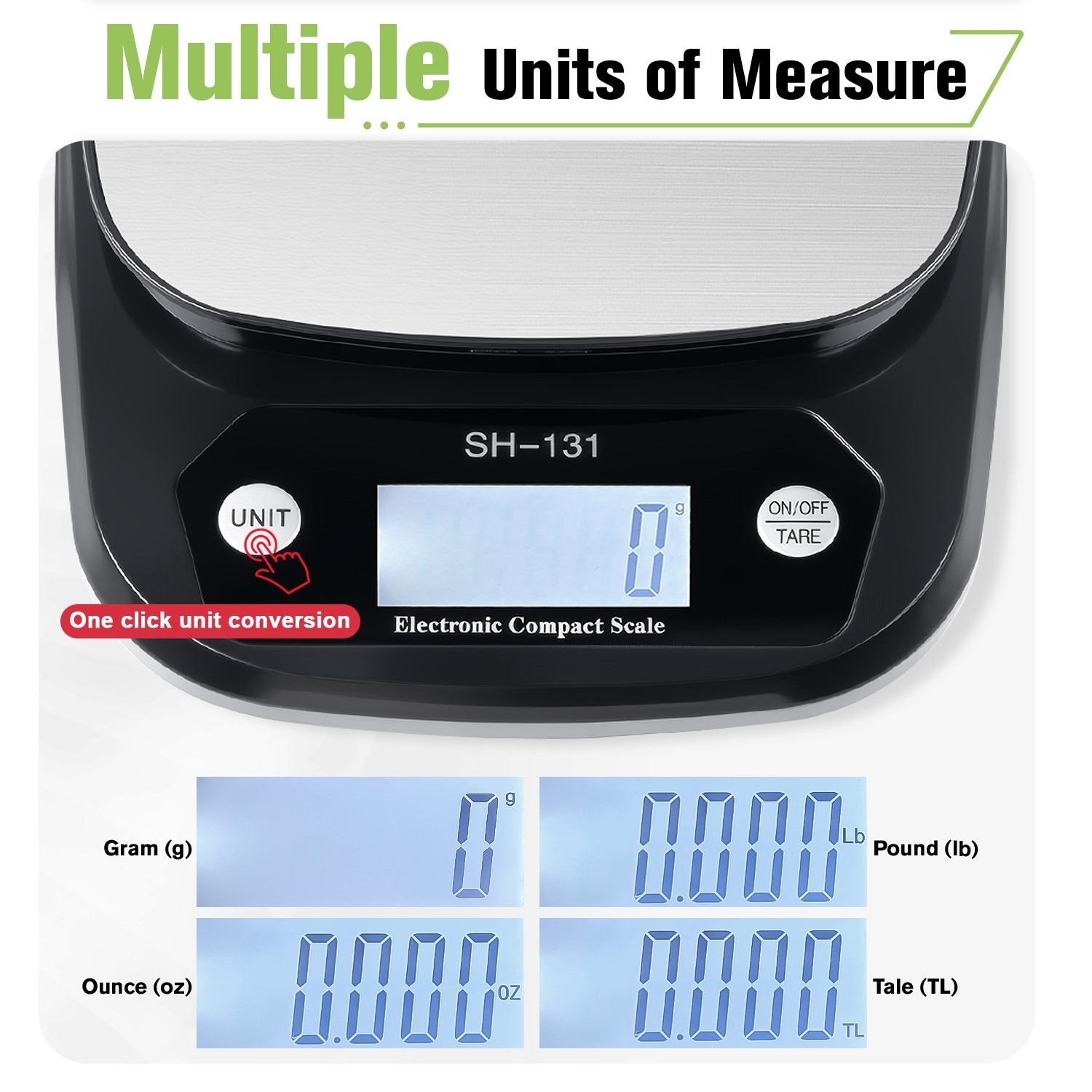 Garnen Food Scale Digital Kitchen Scale 1g-10kg Food Scales for Kitchen Grams Oz gallery