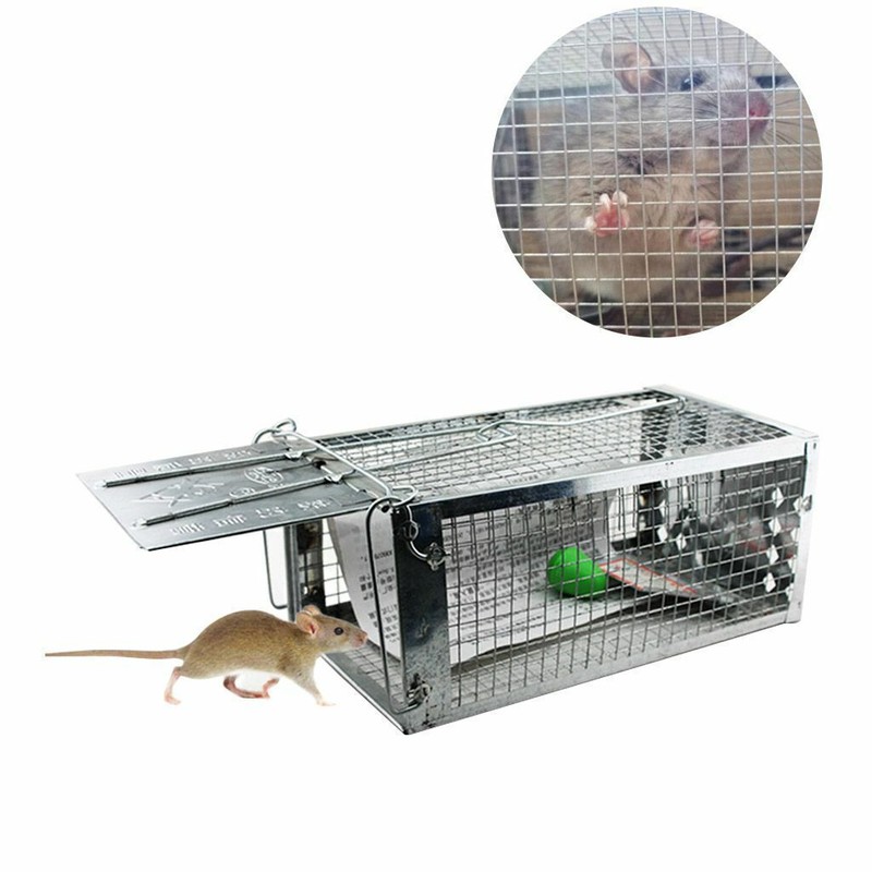 1/2pc Live Humane Cage Trap for Squirrel Chipmunk Rat Mice Rodent Animal Catcher gallery