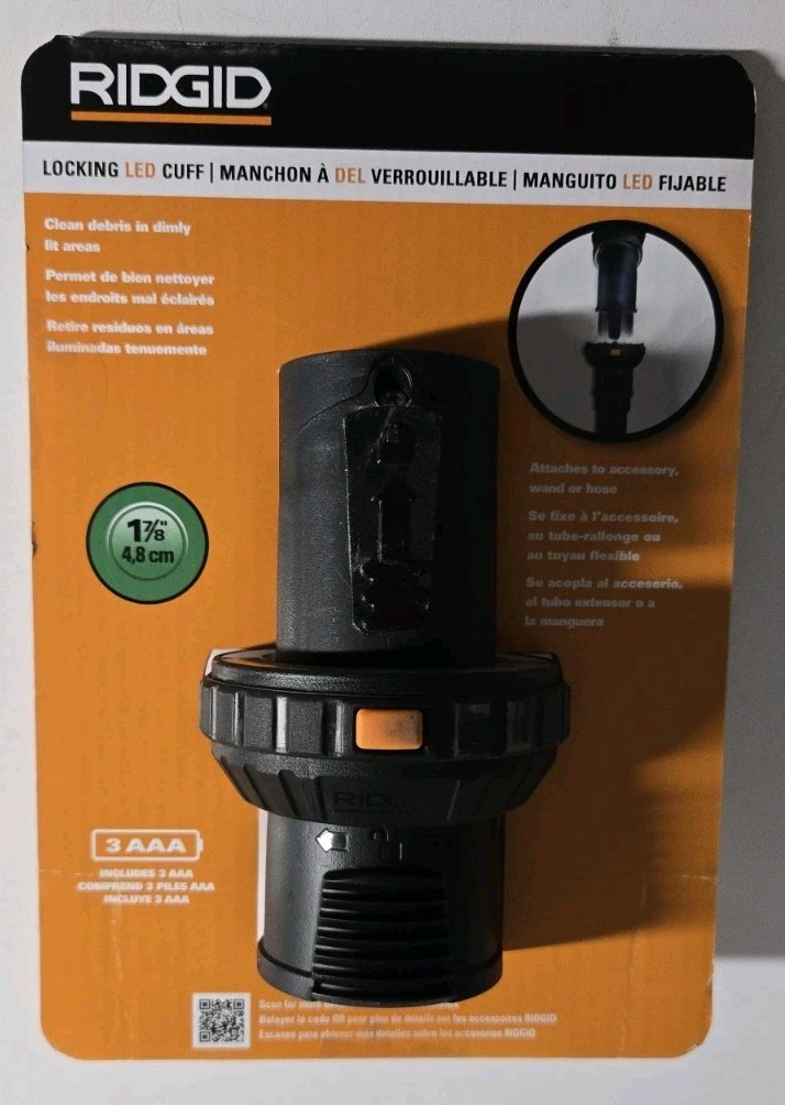 1-7/8 in. VT1736 LED Lighted Passthrough Accessory Cuff Shop Vacuum Attachment gallery