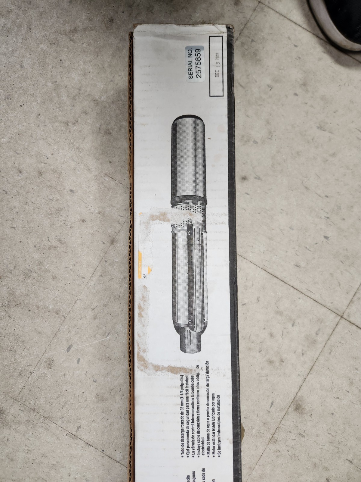4 Inch Submersible Well Pump #4H10A05005 1/2 HP Motor, 10gpm, 115 Volts gallery