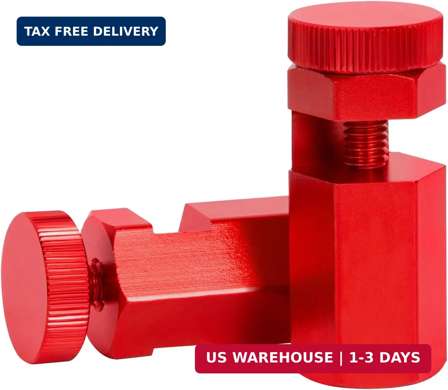 Stair Gauges for Framing Square Set with Holder Carabiner Rafter Guide Tool gallery