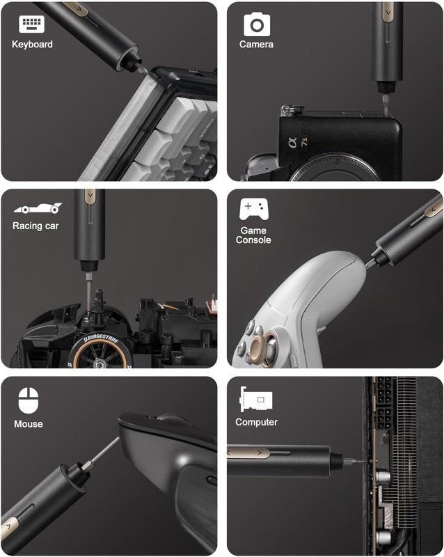 Fanttik E2 Ultra Mini Electric Screwdriver, Cordless Screwdriver, Max 0.6N.m, 50 gallery
