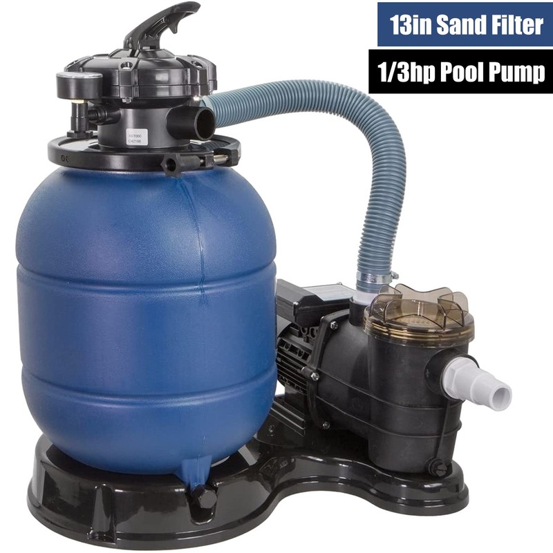 Bundle Set 10" Sand Filter with 1/3 HP Pool Pump Above Ground Swimming 2640GPH gallery