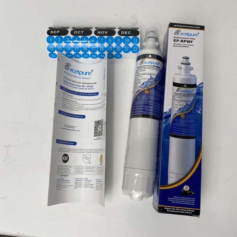 Excelpure Refrigerator Water Filter Replacement Cartridge For GE EP-RPWF RWF360 gallery