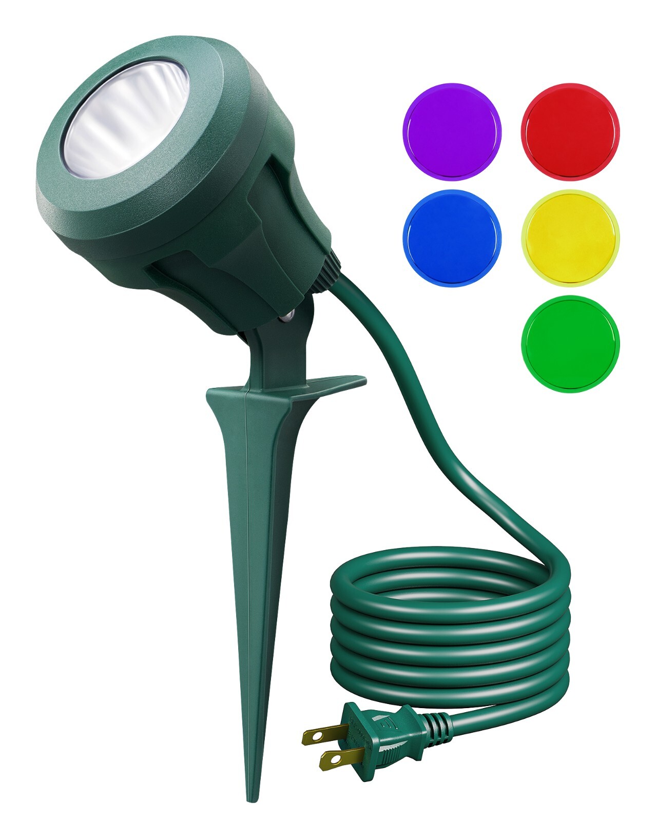 EDISHINE Spotlight Halloween LED Landscape Flag Floodlight 5 Extra Color Lenses gallery
