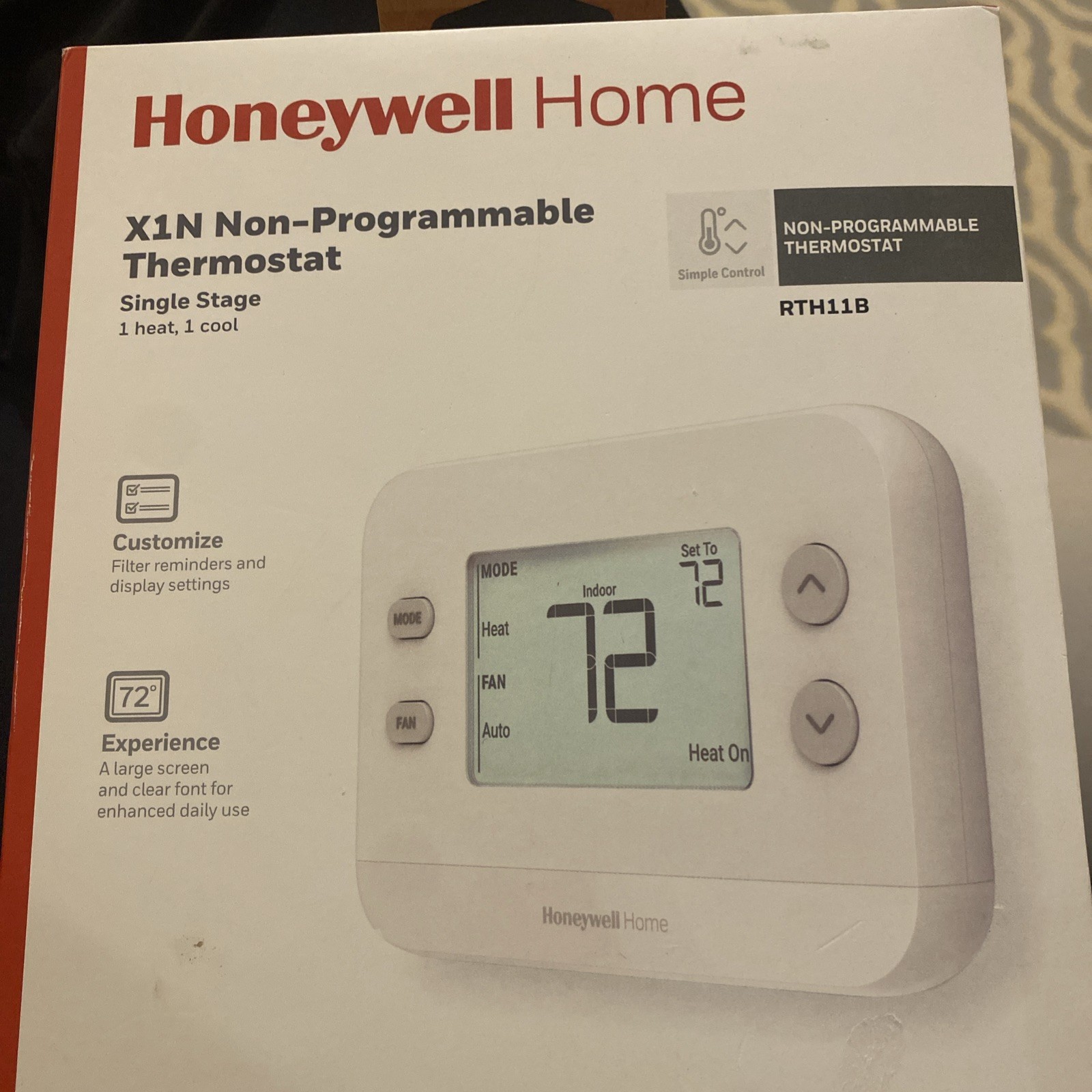 Honeywell Home 24-Volt Non-Programmable Mechanical Thermostat X1N gallery