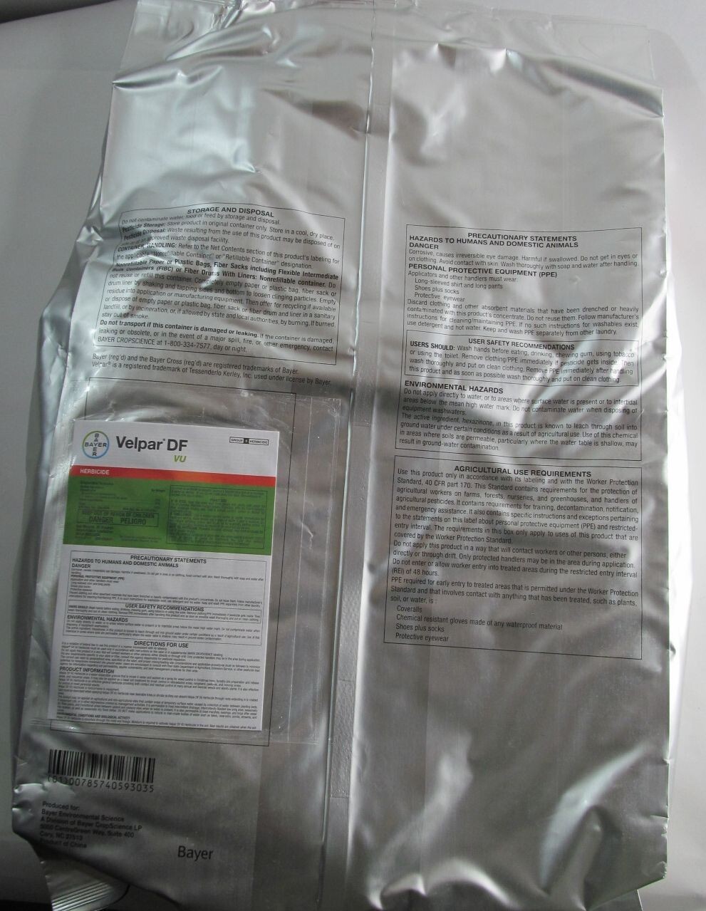 20-LB BAG BAYER VELPAR DF VU BROAD SPECTRUM WEED AND BRUSH HERBICIDE CONCENTRATE gallery