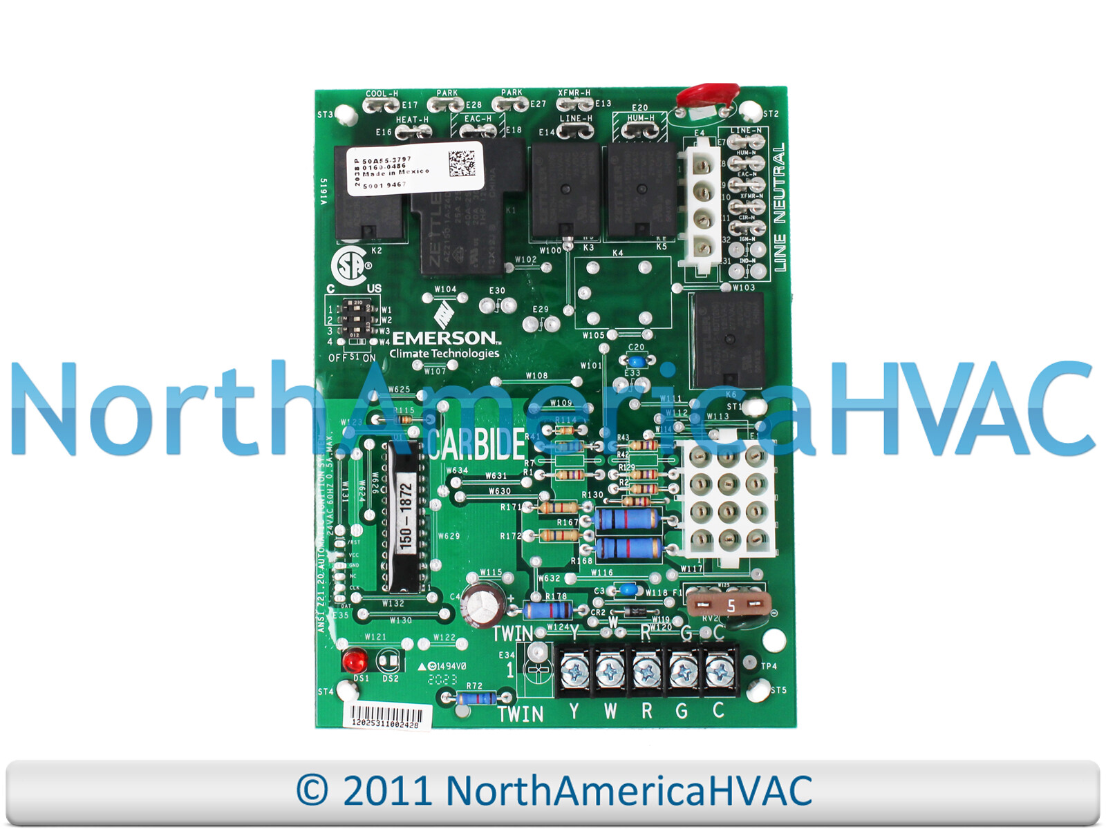 WR Furnace Control Board Fits Trane White Rodgers 50A55-474 gallery
