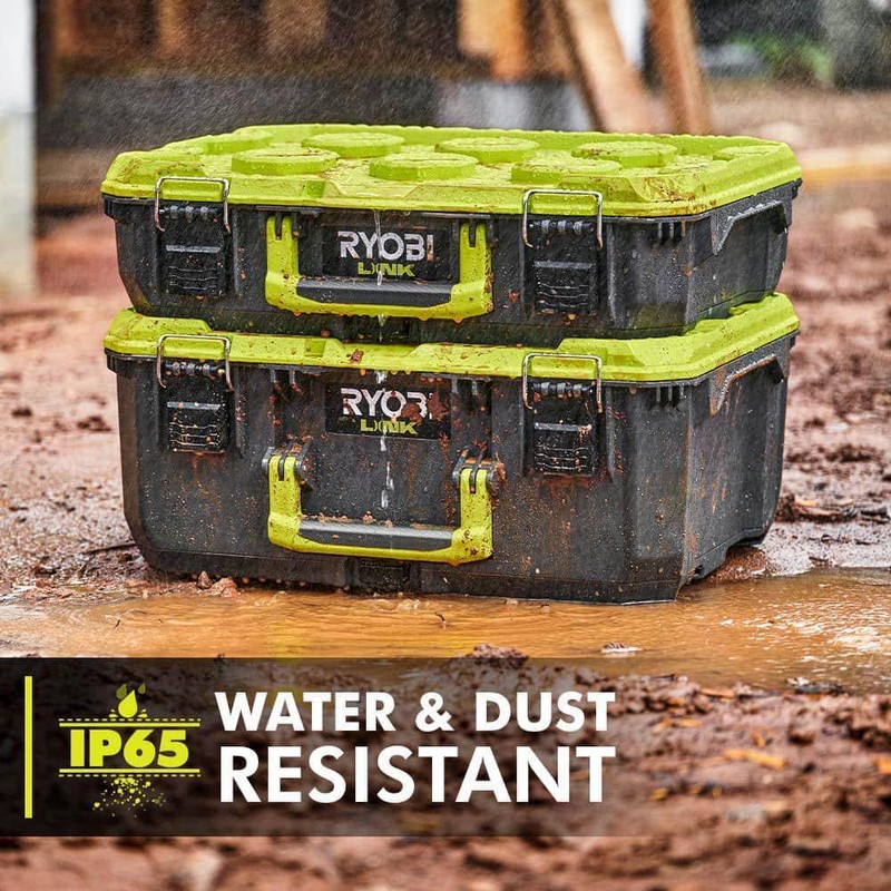 LINK Medium Tool Box Impact Resistant Material Water Dust Resistant 80 Capacity gallery