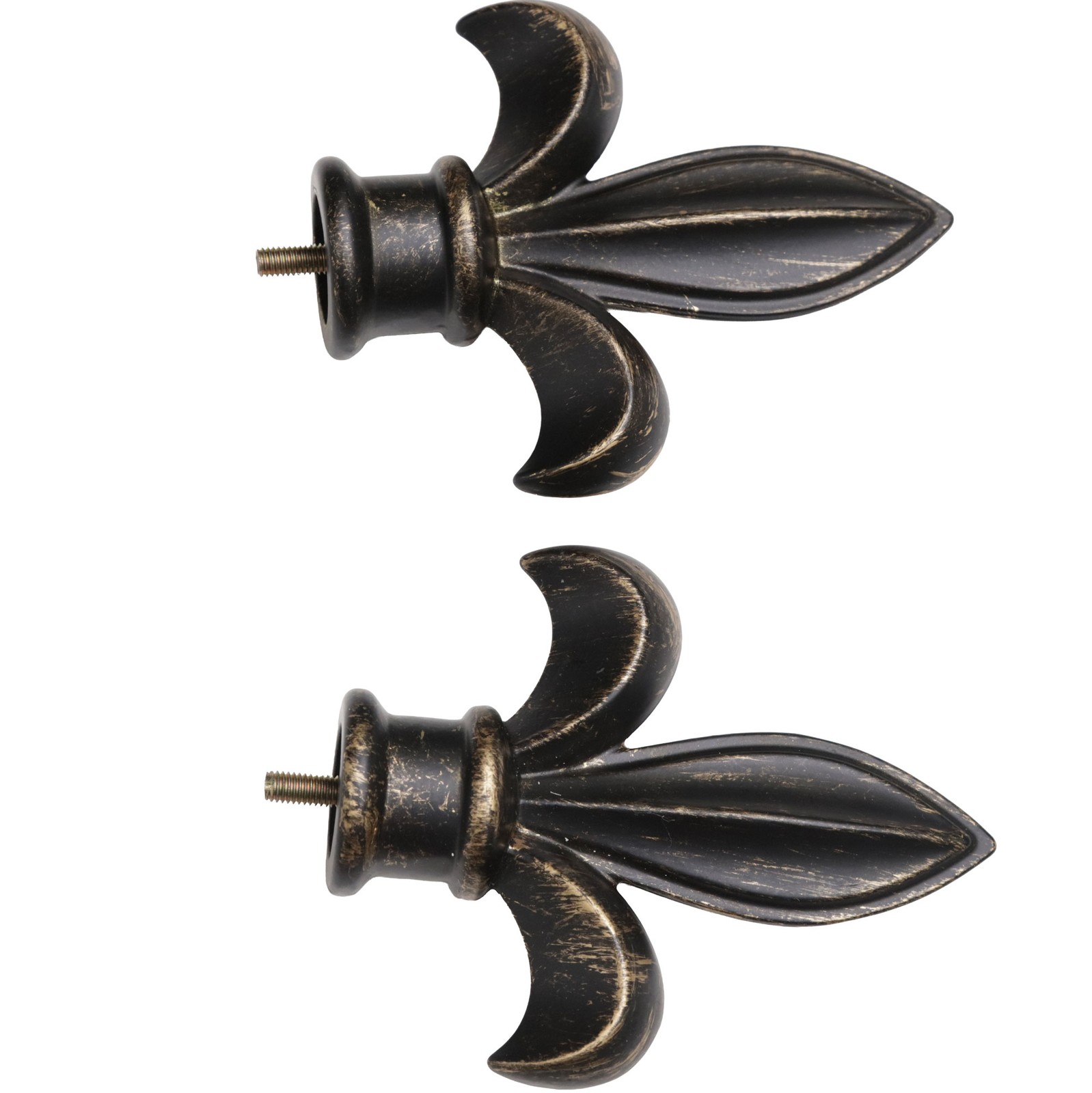 Fleur de Lys Antique Tapestry Rod, Versatile 48-84 in, Ideal for Home Decor gallery
