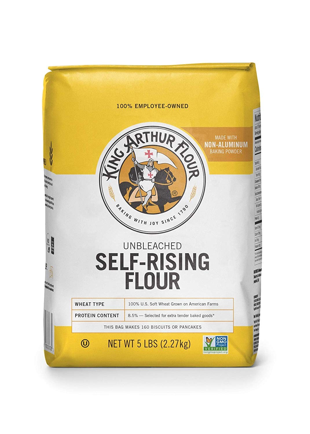 King Arthur, Flour Unbleached Enriched Self Rising, 80 Ounce gallery