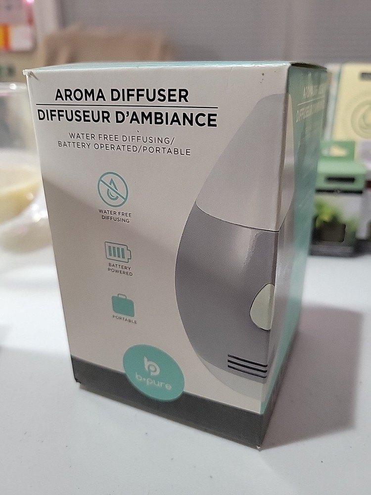 Aroma Diffuser B-Pure Portable Mini Water Free Battery Operated
