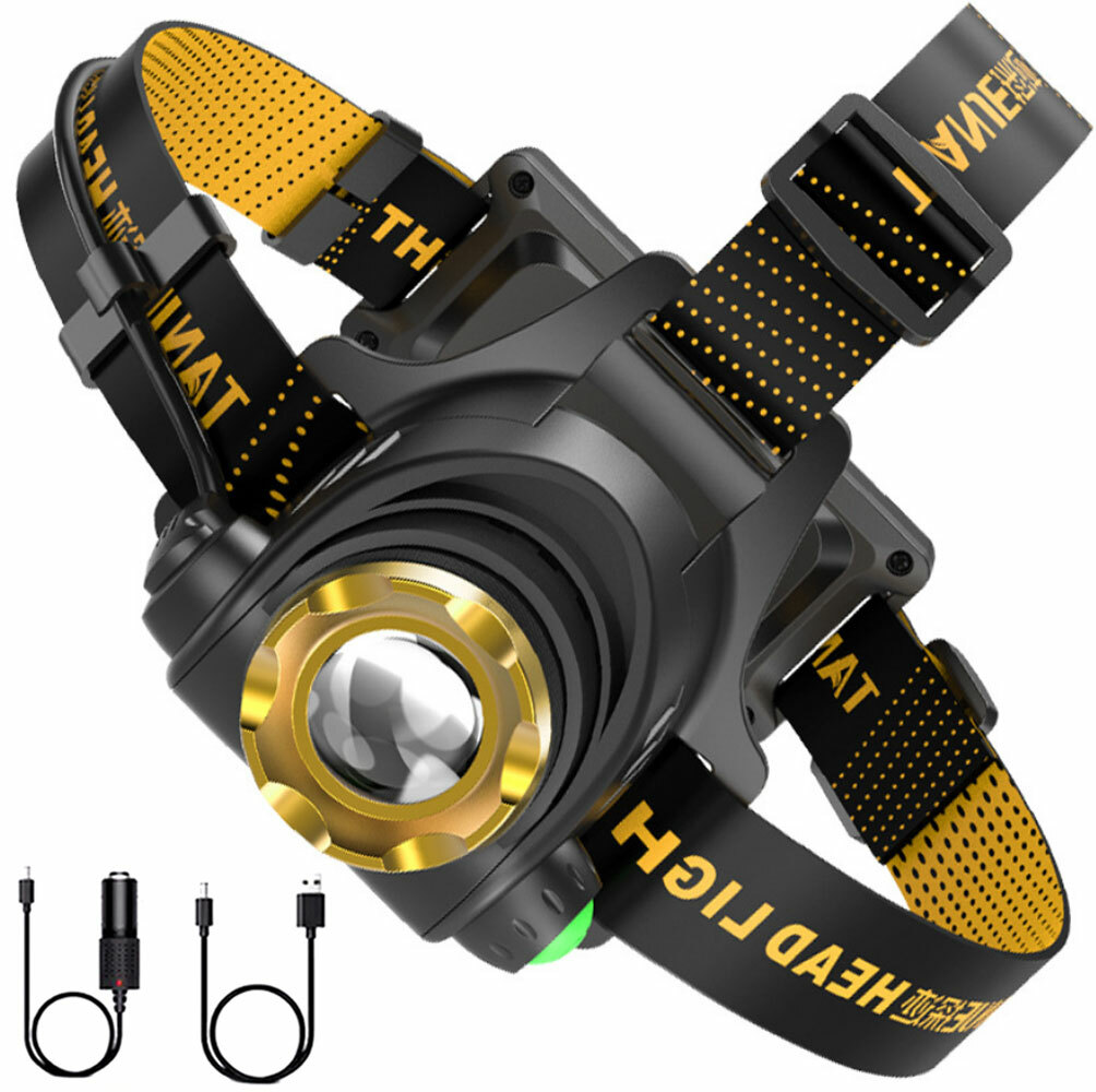 Super Bright 9900000LM LED Headlamp Rechargeable Headlight Flashlight Head Torch gallery