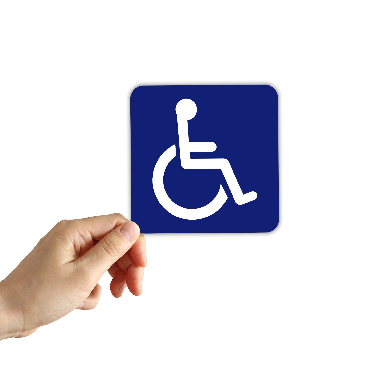 Handicap Parking Sign Sticker Decal Disabled Symbol Wheelchair Set of 2 gallery