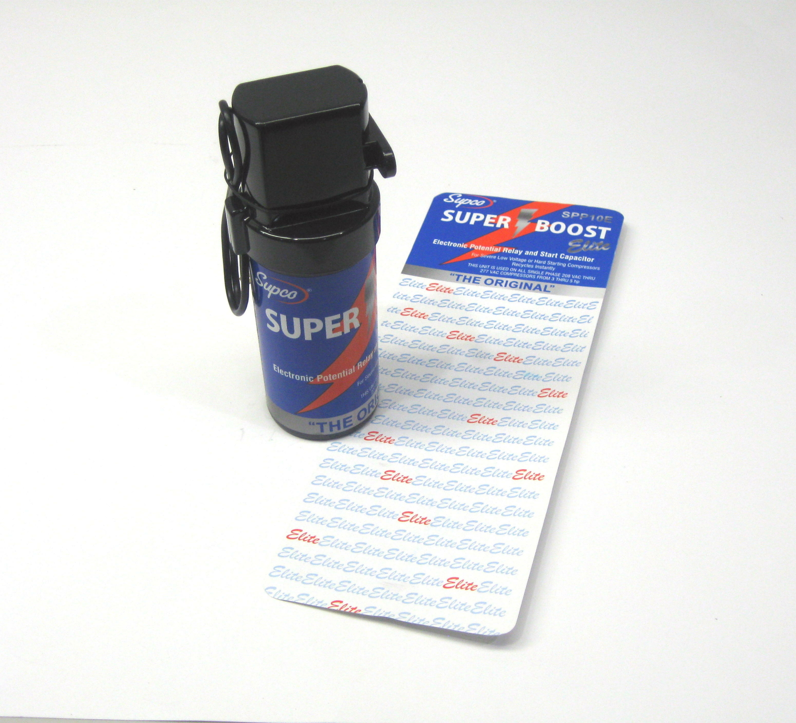 Supco SPP10E Super Boost Electronic Potential Relay & Start Capacitor 3 to 5 HP gallery