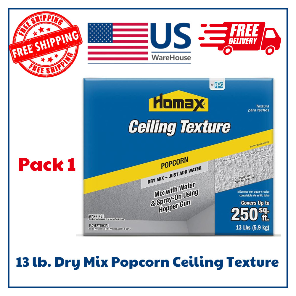13 lb. Dry Mix Popcorn Ceiling Texture gallery