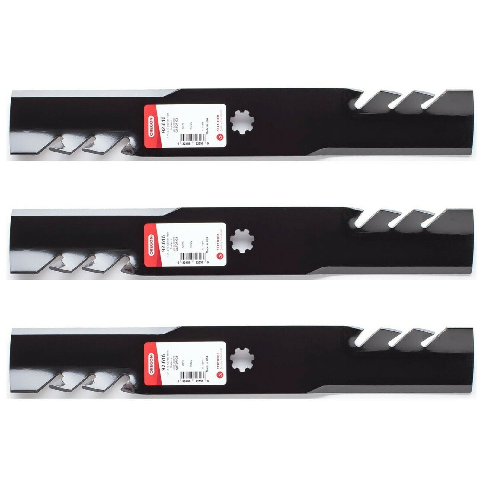 Oregon 92-616 3-Pack Blade for 48" John Deere 145 155C D140 D150 D160 LA130 gallery