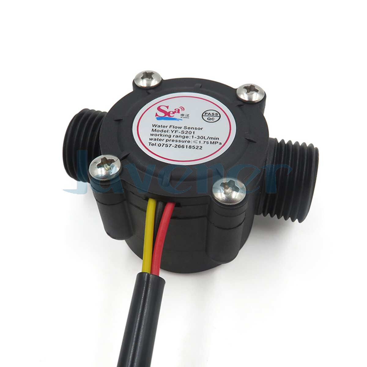 G1/2" 1-30L/min Water Flow Sensor Switch Flowmeter Flow Meter Water Control gallery