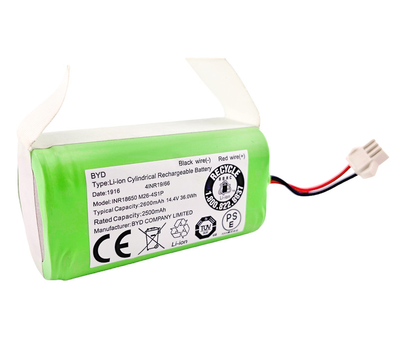 Genuine Li-ion Battery Replacement for Ecovacs Deebot Eufy RoboVac 14.4v 2600mAh gallery