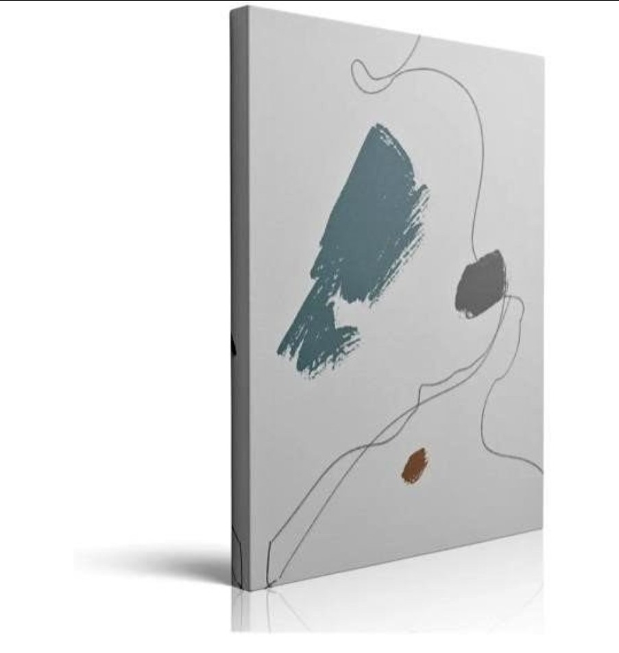 Minimalist Boho Abstract Canvas Wall Art Pop Bohemian Modern Decor Poster(16x24) gallery