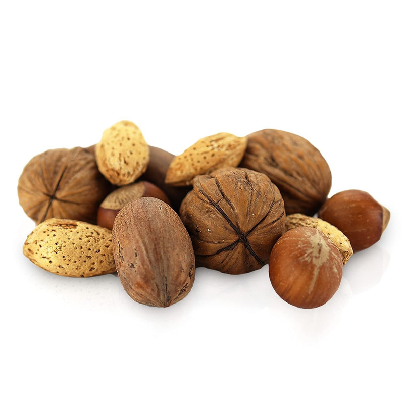 10 Lbs Premium Mixed Nuts in Shell,Walnuts,Pecans,Almonds,Hazelnuts (NO BRAZIL N gallery
