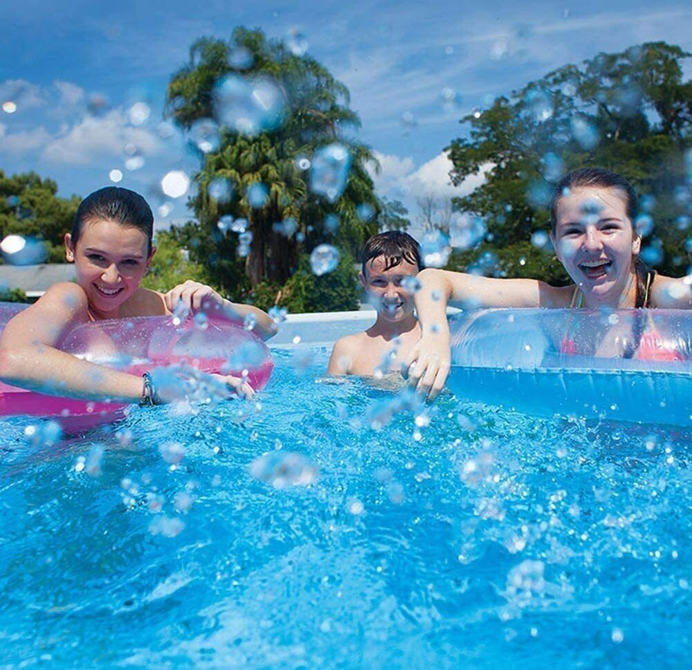8ft x 25in Above Ground Inflatable Round Swimming Pool for Kids Outdoor gallery
