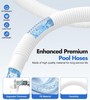 2 Pcs 1.25" Pool Hose Replacement | 59" Extended & Thickend Pool Pump Replacemen gallery