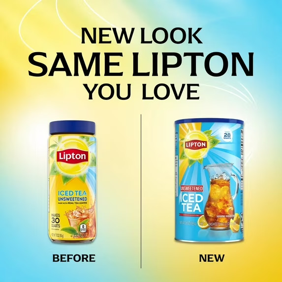 Lipton Unsweetened Black Tea Iced Tea Mix, 28 Quarts (Pack of 1) FREE FAST SHIP gallery