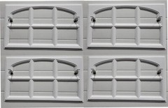 CLOPAY CHARLESTON 508 Window Inserts /Short Panel Garage Door WHITE SET OF 4