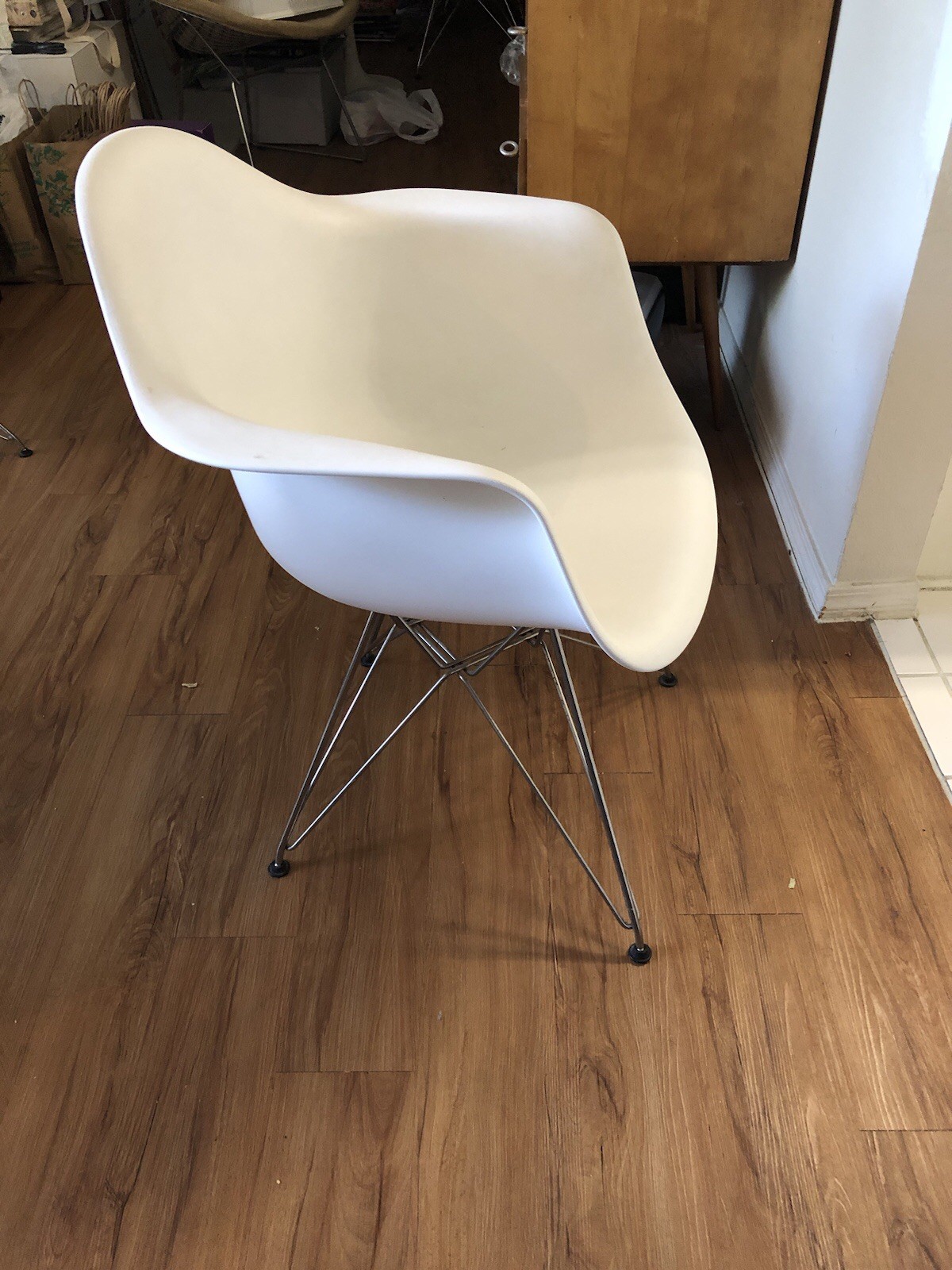 Herman Miller Full Arm Chairs on Eiffel Chrome Base gallery