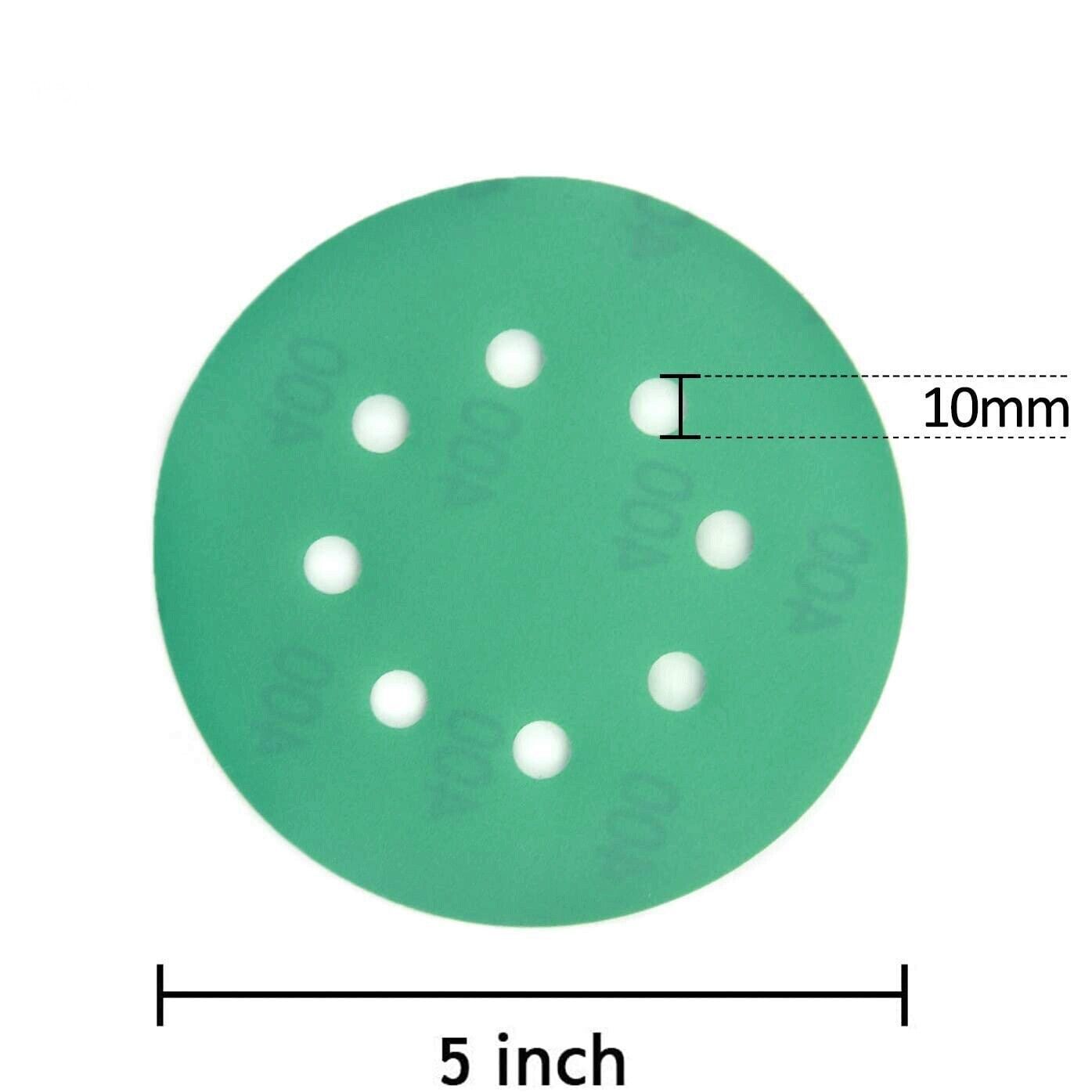 400-10000 Grit Wet Dry Hook Loop Orbital Sander Paper Round Sanding Discs 5inch gallery