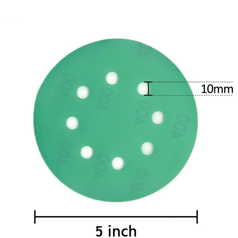 400-10000 Grit Wet Dry Hook Loop Orbital Sander Paper Round Sanding Discs 5inch gallery
