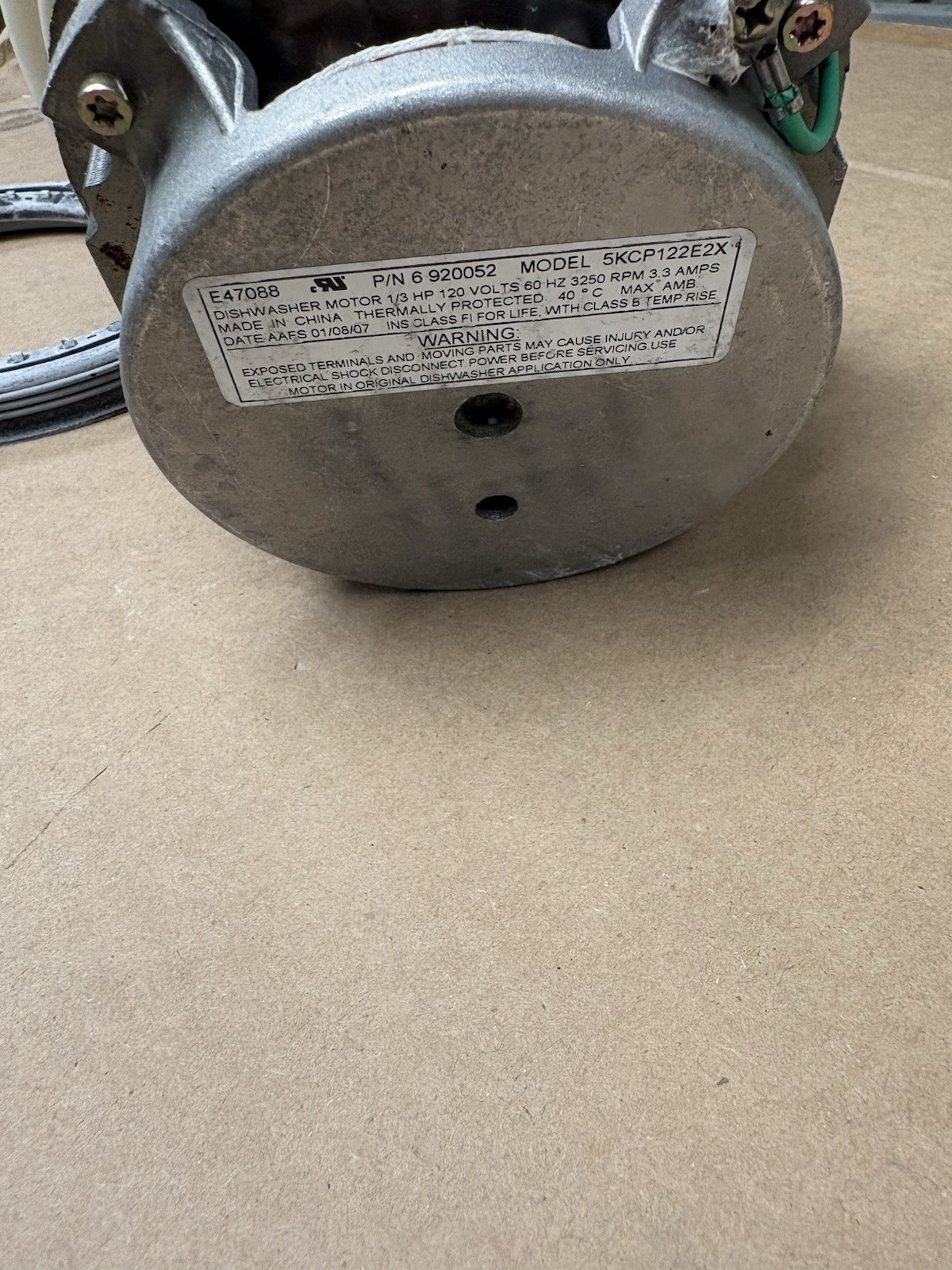 Maytag Dishwasher Pump Motor Assembly Part Number 99003430 gallery