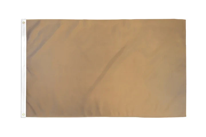 Tan Solid Color Flag 3x5ft Polyester Blank Plain Brown Flag gallery