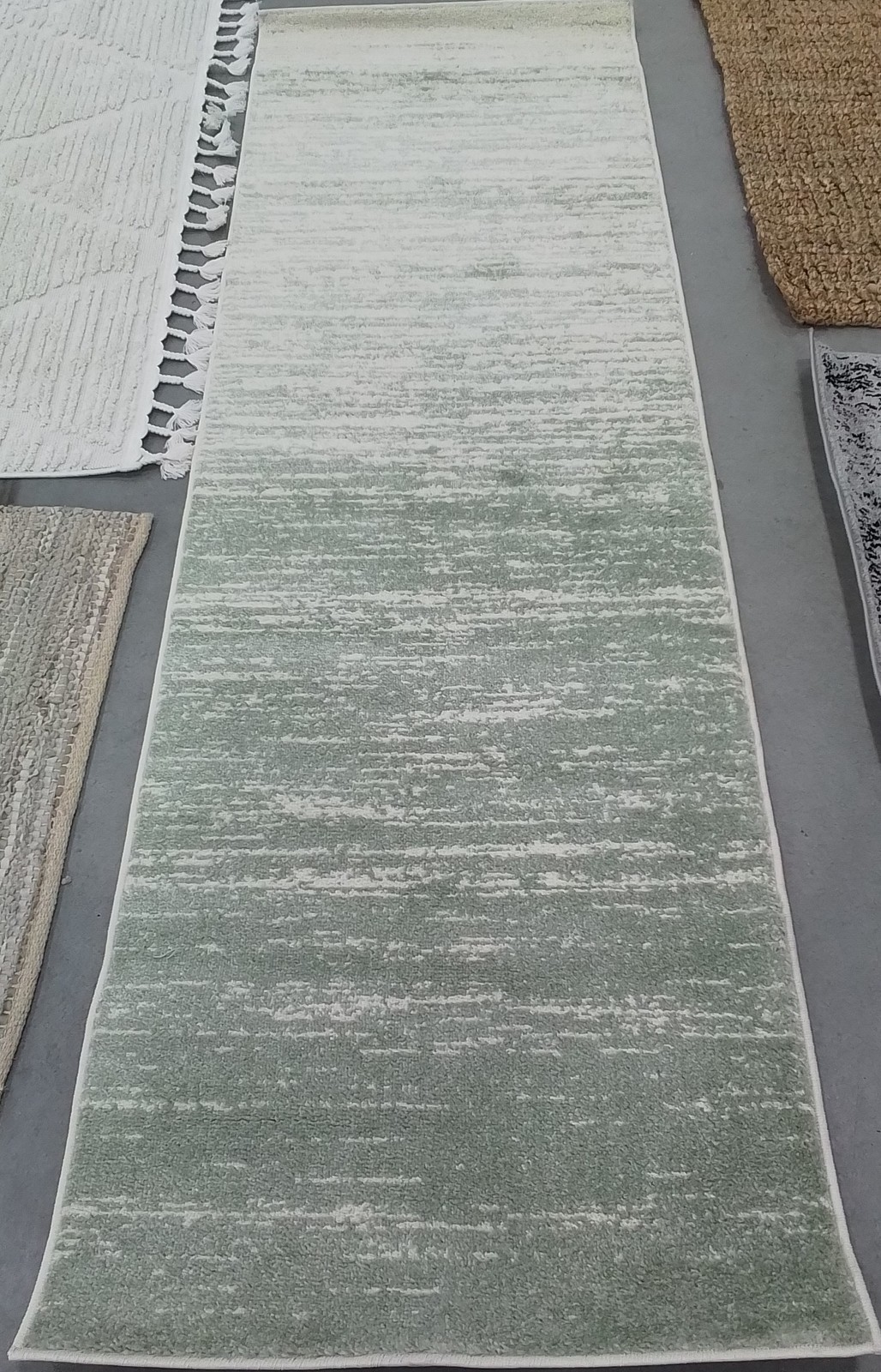 SAGE / IVORY 2'-6" x 8'-0" Back Stain Rug, Reduced Price 1172791062 ADR113X-28 gallery