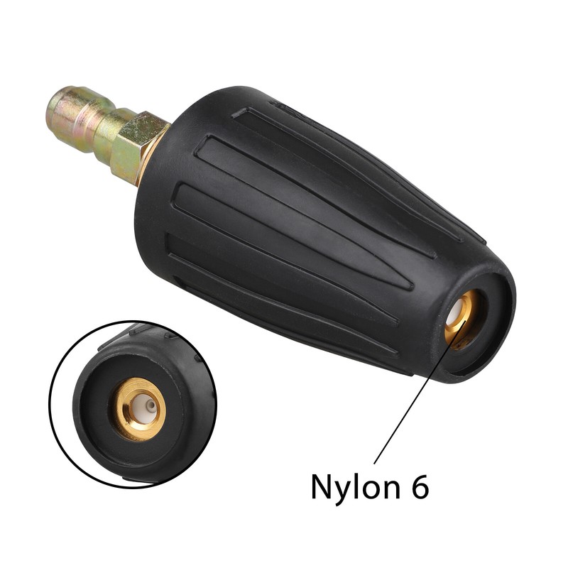 1/4" High Pressure Washer Fast Rotating Turbo Nozzle Spray Tip 4.0 GPM 3000PSI gallery