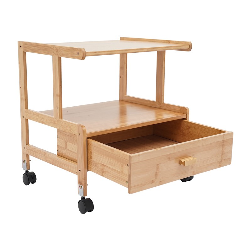 Printer Stand with Storage Under Desk Printer Table 4 Wheels & Locking Mechanism gallery