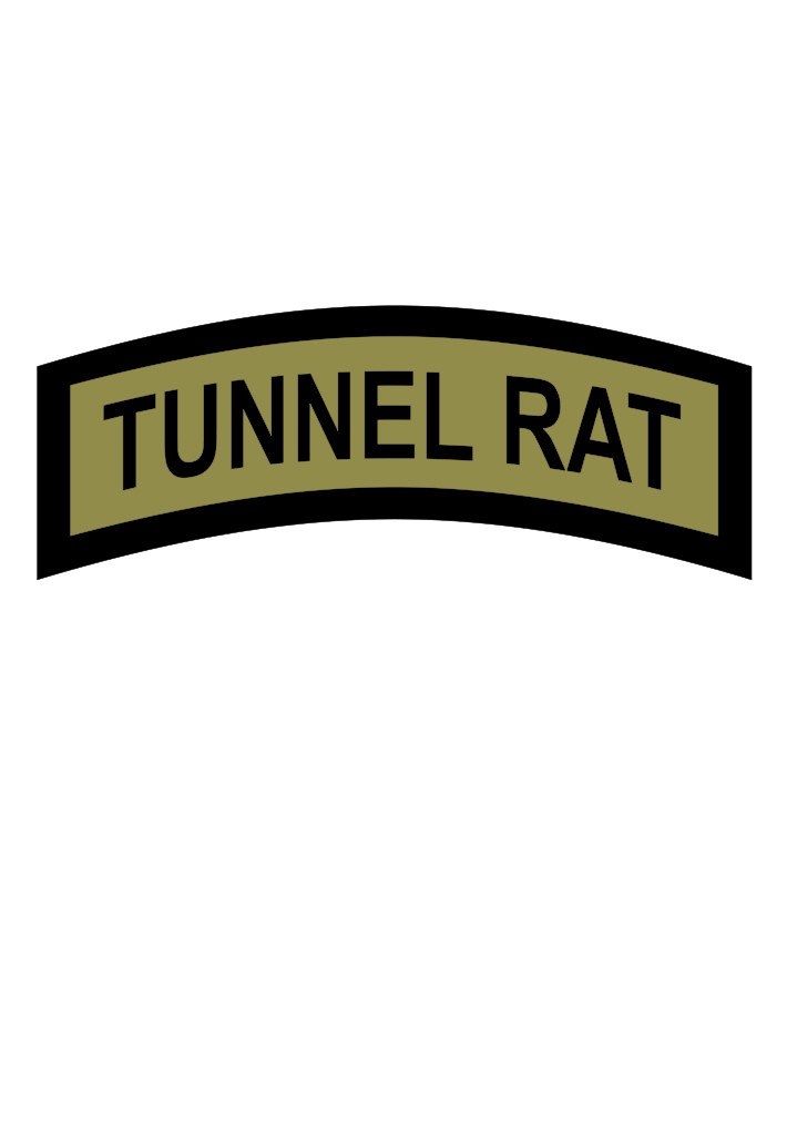 TUNNEL RAT Tab Vinyl Window Decal/Sticker gallery
