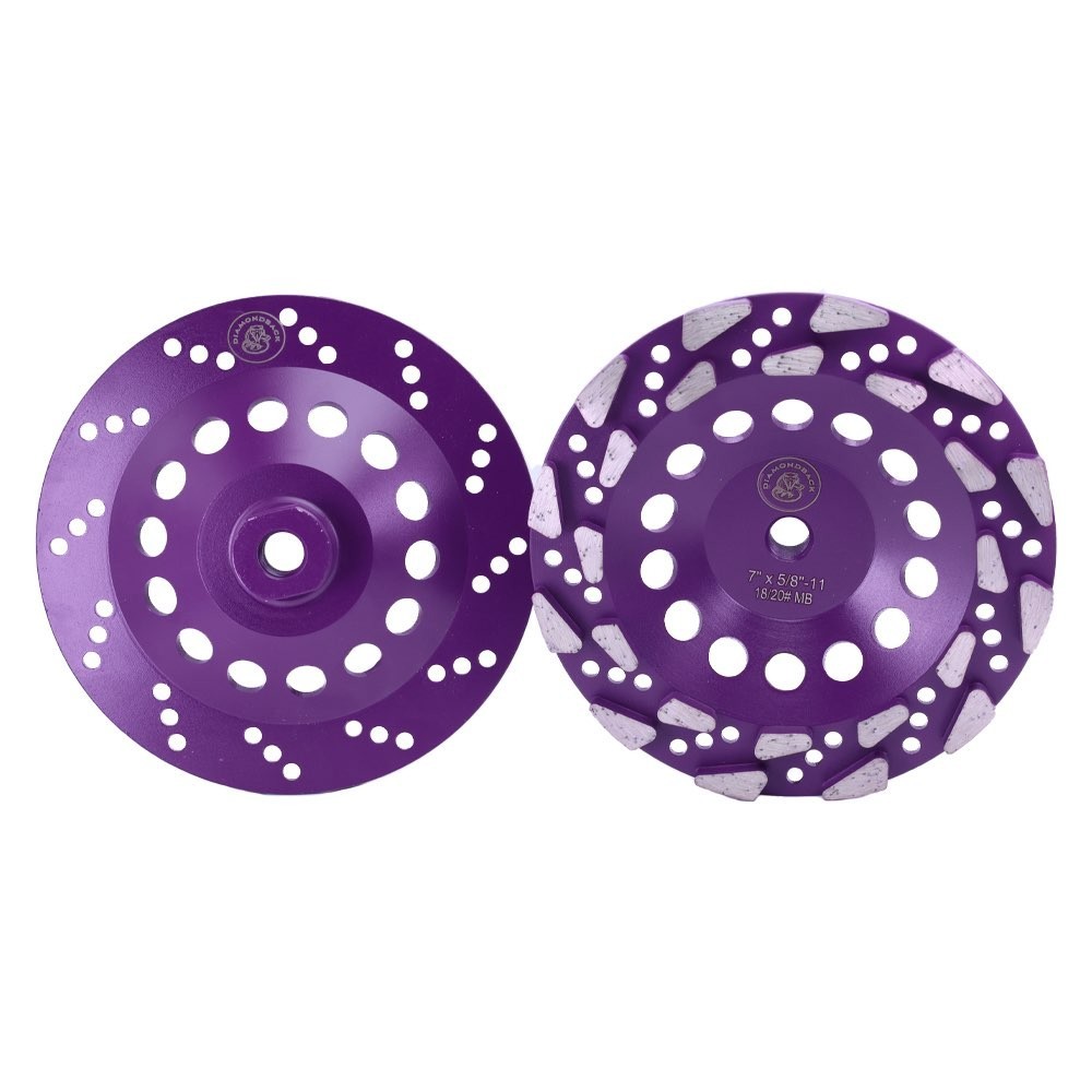 7" Purple Concrete Eater – Professional Aggressive Diamond Cup Wheel 18/20 Grit gallery