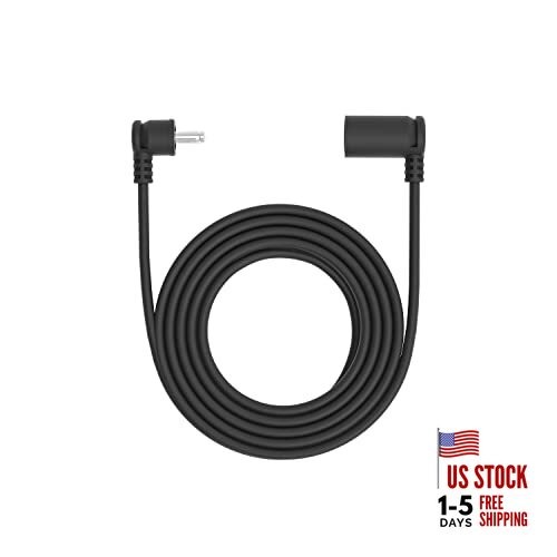 10 ft. Barrel Plug Extension Cable - Compatible with Solar Panel and Black gallery