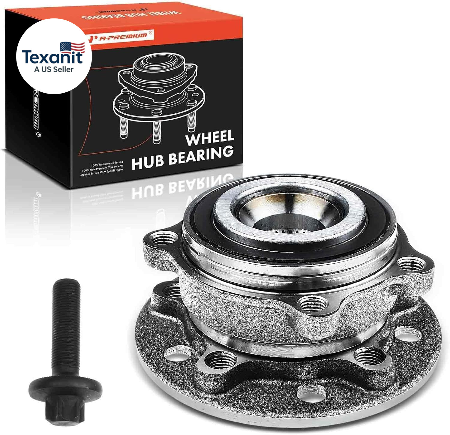 Front Wheel Bearing and Hub Assembly Compatible with Awd/4-Matic Mercedes-Benz M gallery