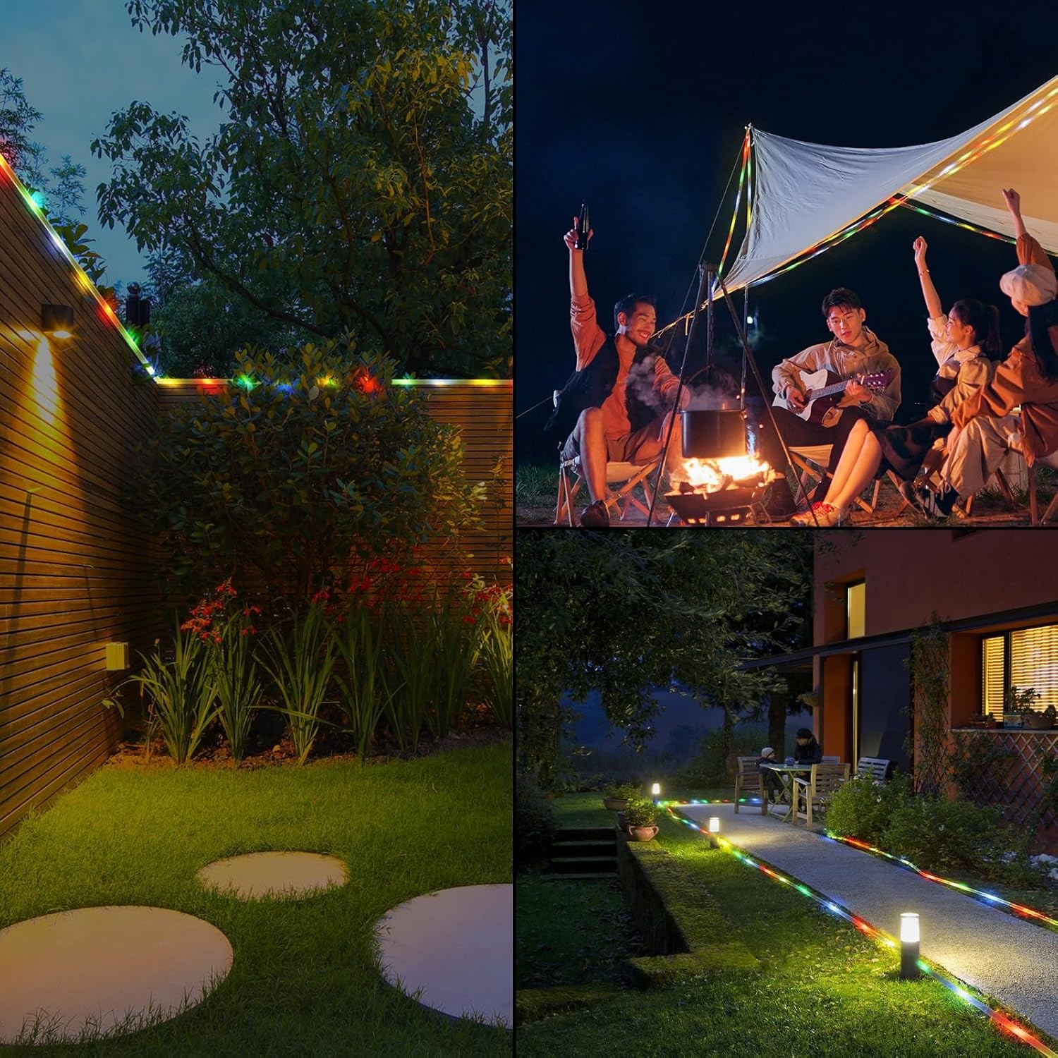 Solar Rope Lights 33FT 100LED Waterproof 8 Modes for Garden and Pool gallery