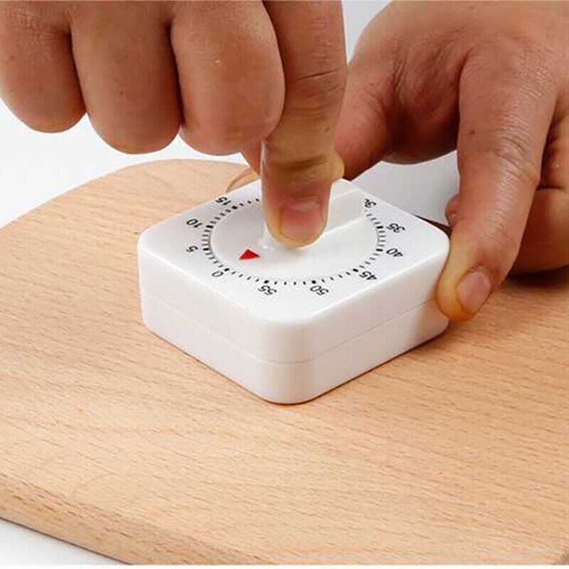 Mechanical Timer Game Count Down Counter 1Hr/60Min Alarm Kitchen Cooking Tool M gallery