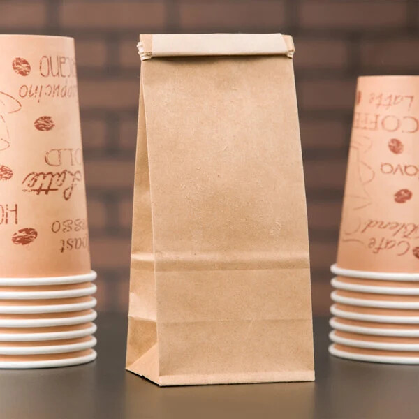 100 Pack 1/2 lb Coffee Bag w/ Reclosable Tin Tie gallery