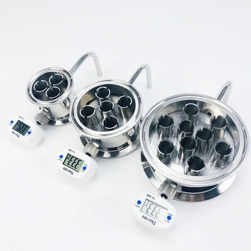 2"/3" Tri Clamp Rectification Module 1/8" Thread Thermowell Nipple Distillation gallery