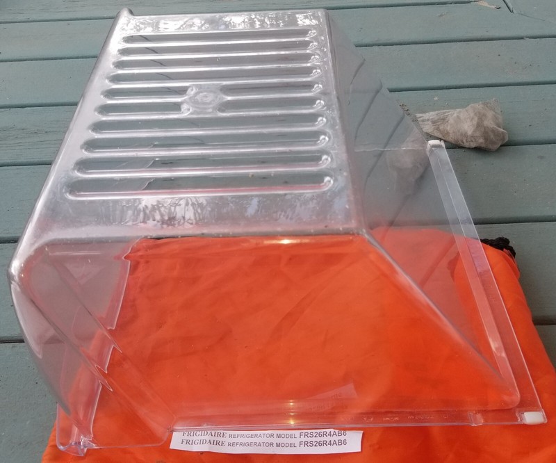Frigidaire Refrigerator Lower Crisper Drawer Pan Part # 240351207 gallery