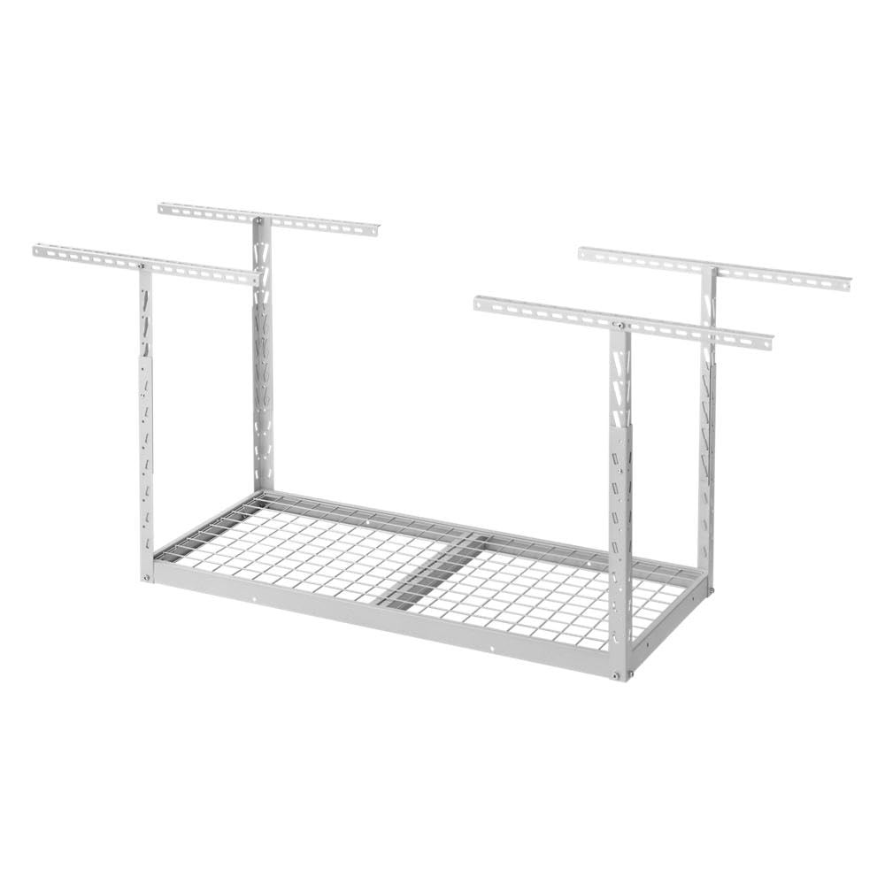 GLADIATOR OVERHEAD GEARLOFT STORAGE RACK 2 X 4 GALS24M1 HAMMERED WHITE gallery
