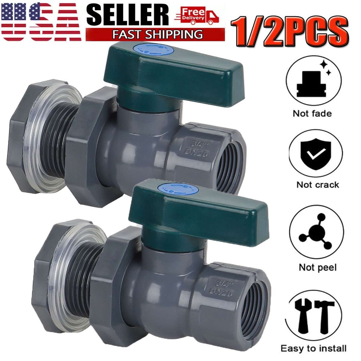 3/4 Inch PVC Rain Barrel Diverter Kit Rain Barrel Valve Rain Barrel Spigot Kit gallery