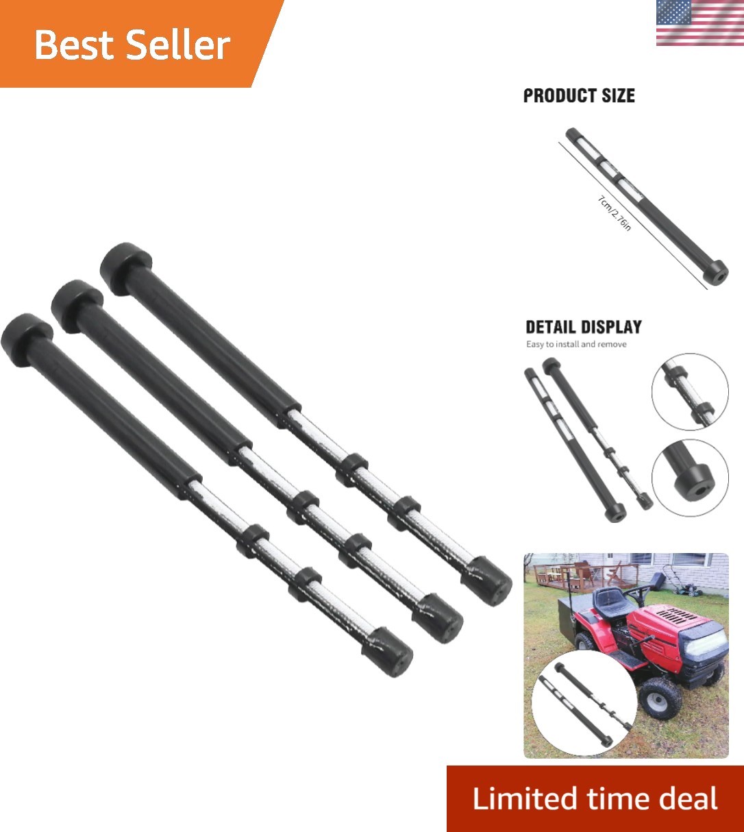 Durable 3 Pack Fuel Filter for Lawn Mowers & Snow Blowers – Vehicle-Specific Fit gallery